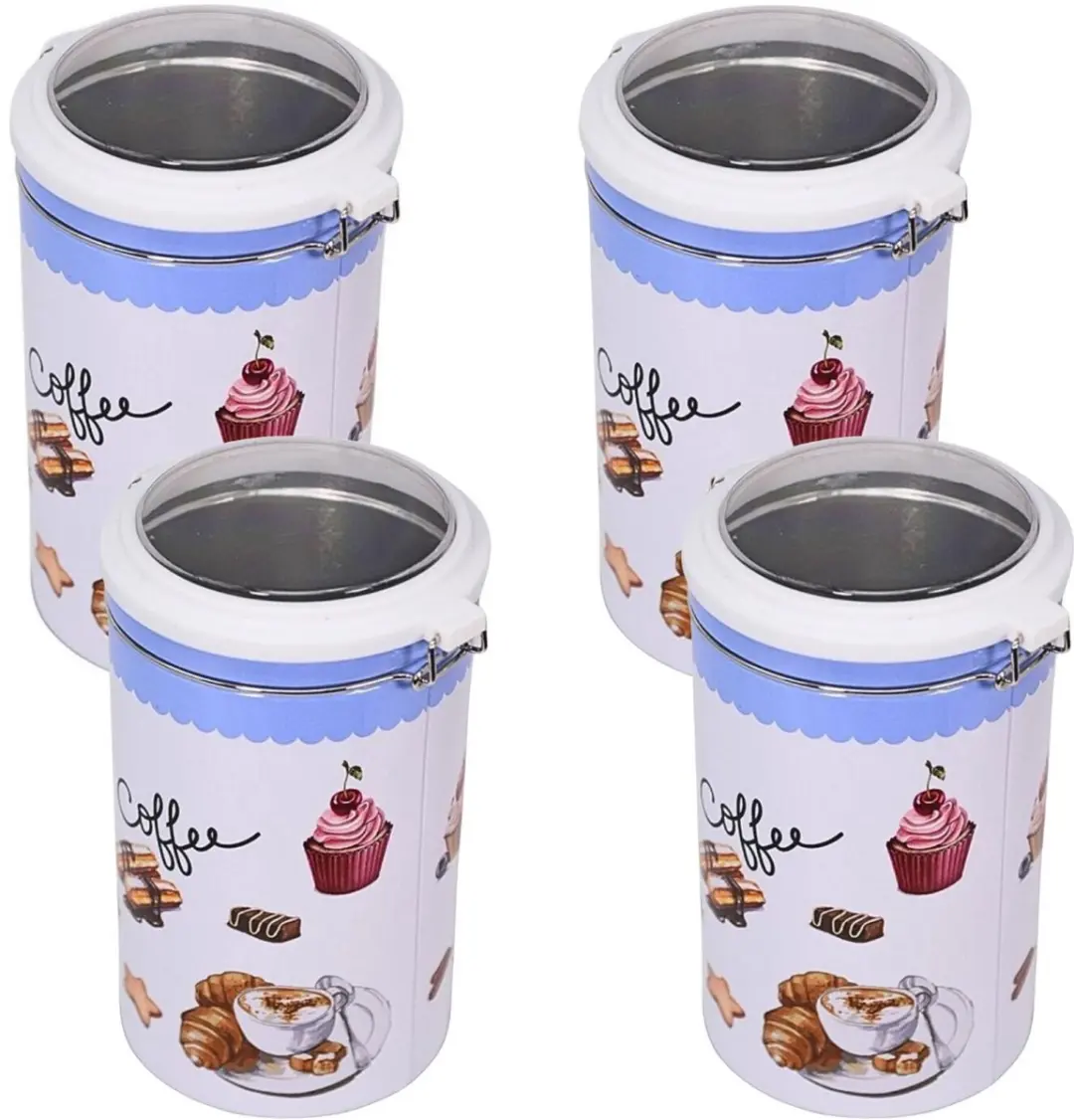 Excellent Houseware Keuken Voorraadblik 4x