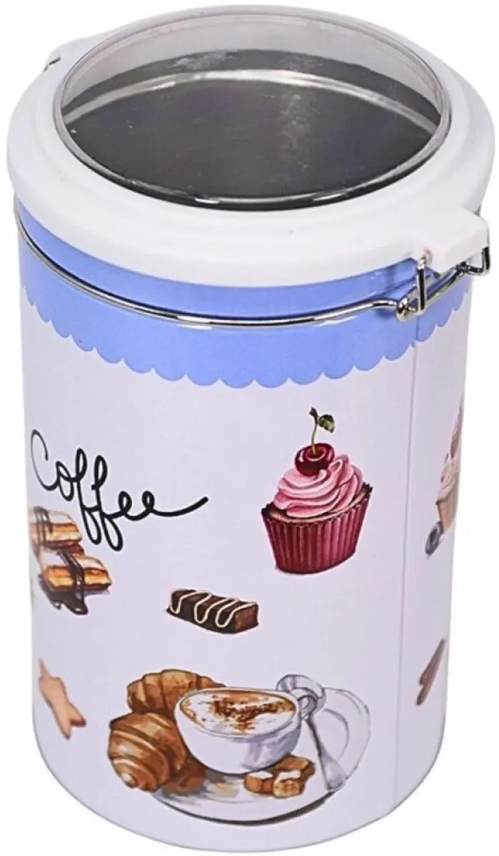 Excellent Houseware Keuken Voorraadblikken - 2x - 1.0L - Multi - afbeelding 2 van 6