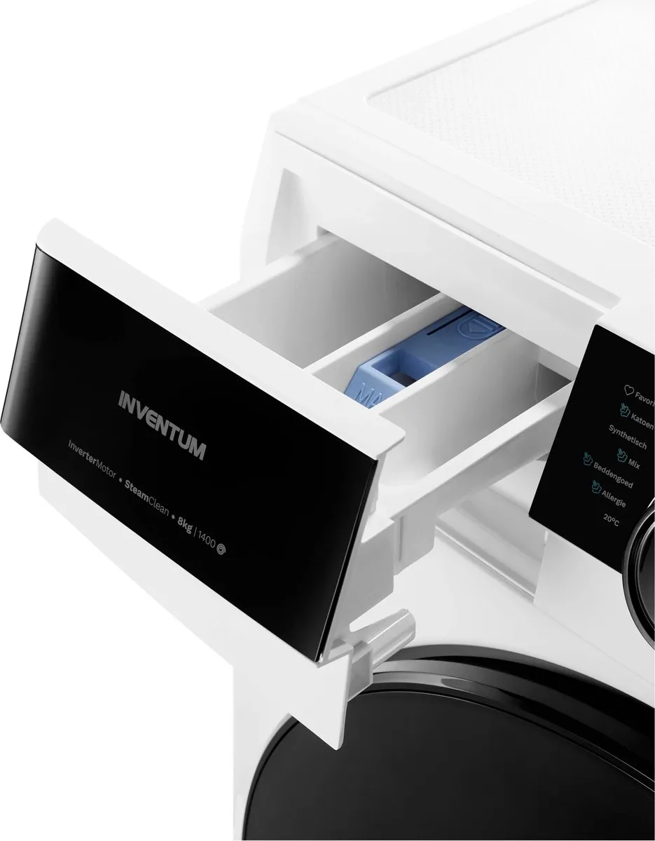 Inventum VWM8030W Wasmachine 8kg 1400 RPM - Wit