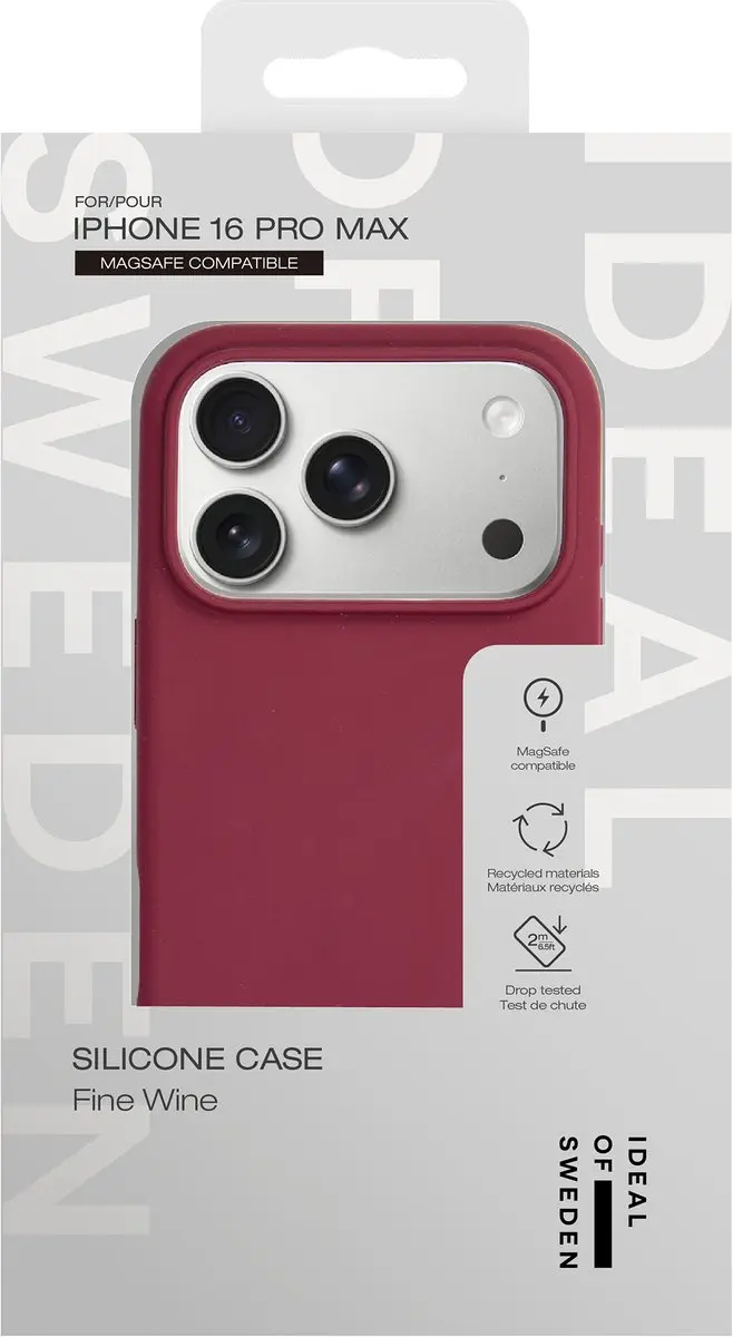 iDeal of Sweden Fine Wine Hoesje iPhone 16 Pro Max - MagSafe
