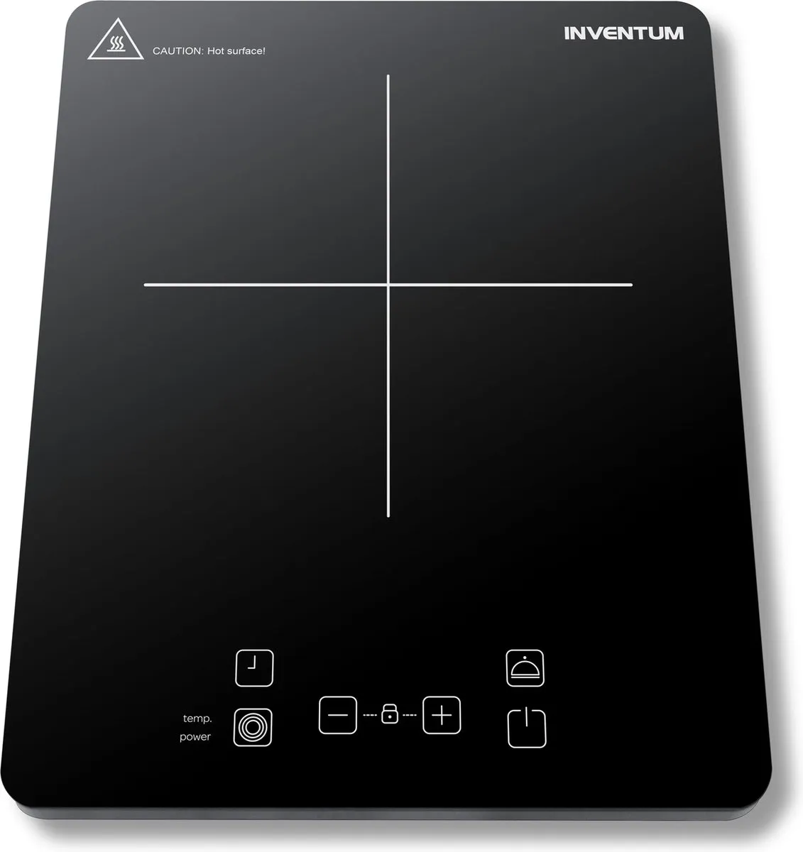 Inventum KI120T Inductiekookplaat 1 Zone - 2000W - Zwart