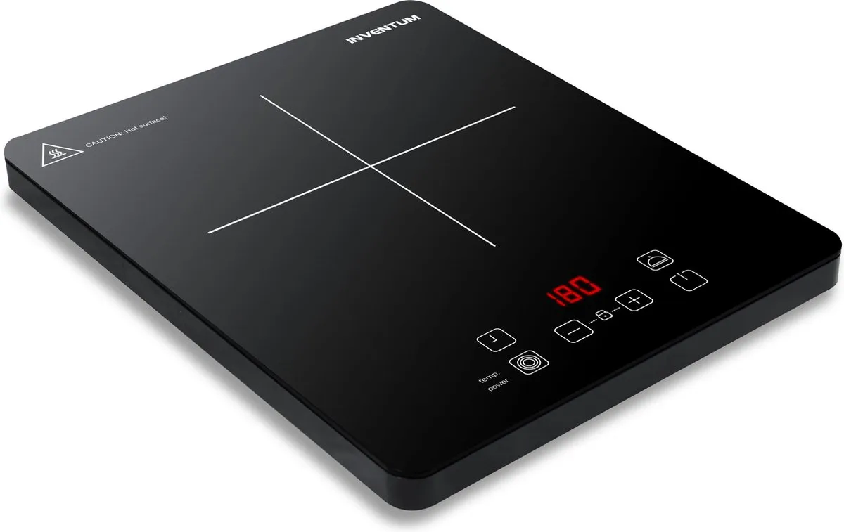 Inventum KI120T Inductiekookplaat 1 Zone - 2000W - Zwart