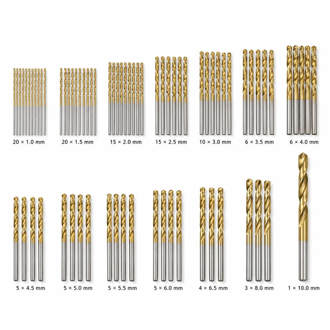 Handy 120-delige HSS Metaalborenset 1-10mm - 11006