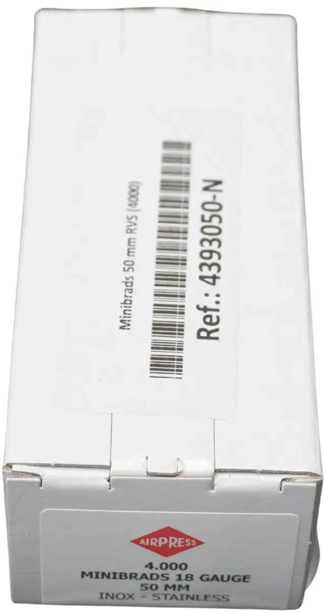 Airpress Minibrads RVS 50mm