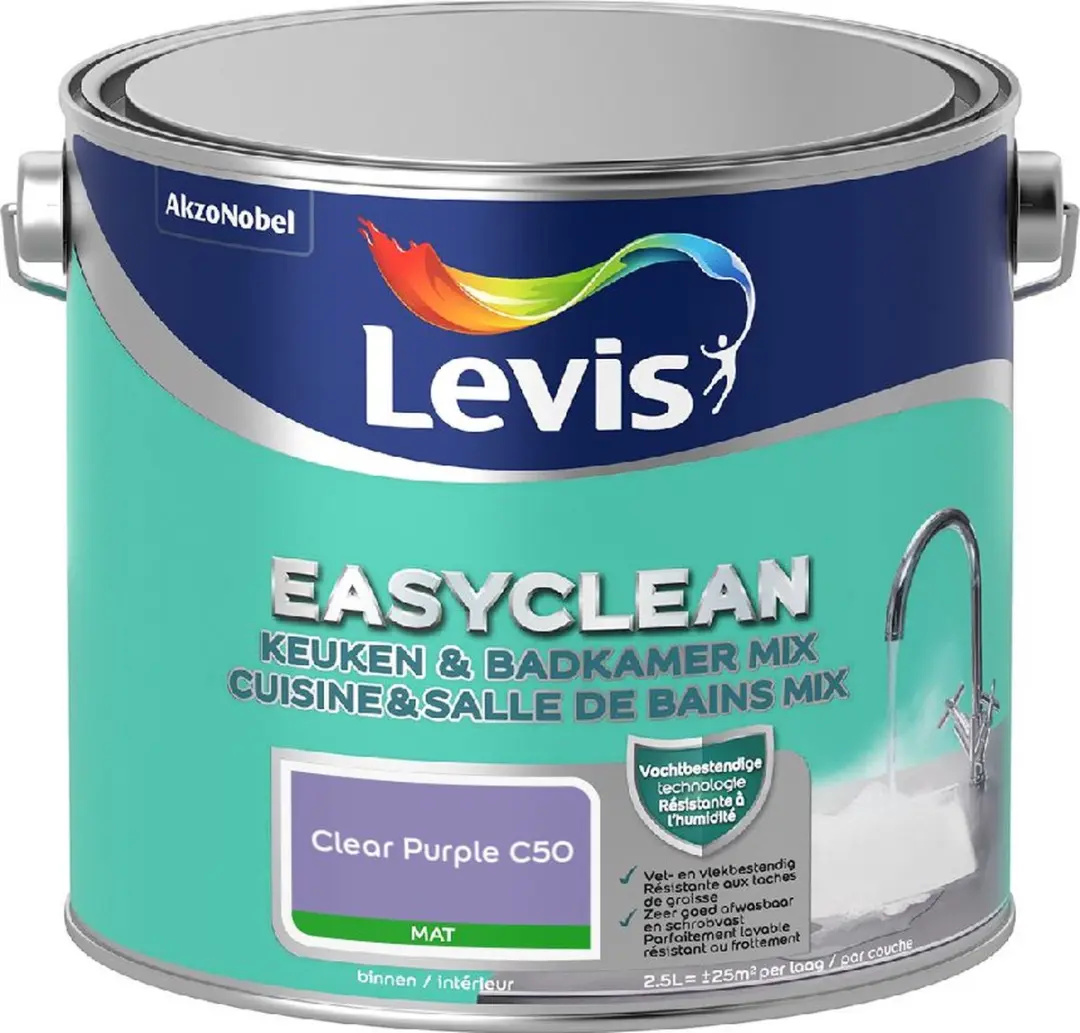 Levi's Easyclean Mengverf Clear Purple C50