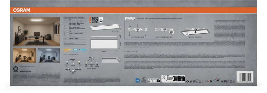 Osram Planon Easyfix LED-paneel 24W - Zwart - afbeelding 3 van 4