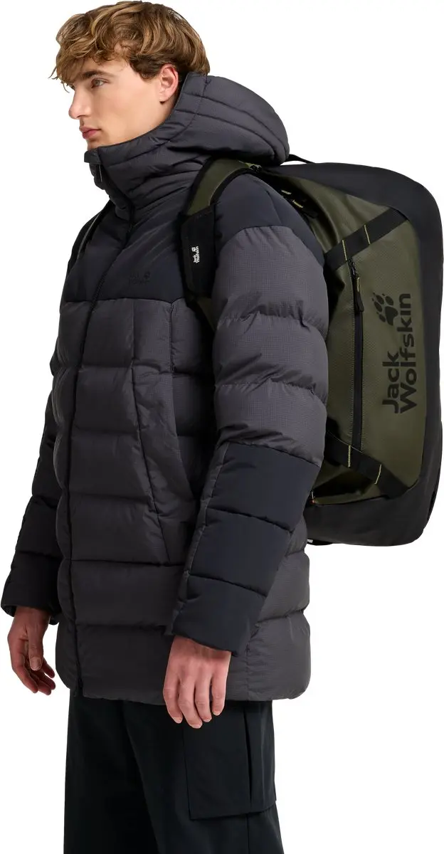 Jack Wolfskin Tecton Weekender Reistas 65L - Olijfkleur
