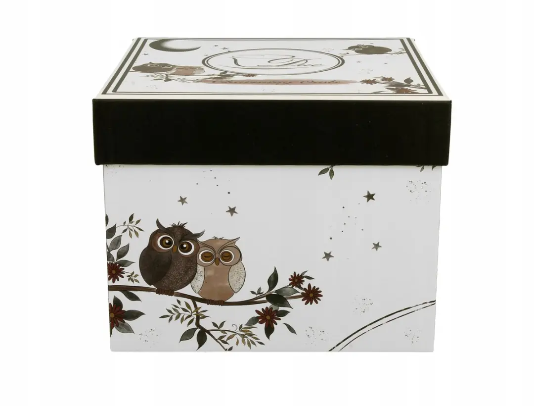 Duo Charmante Uil Mokken met Schotels 280ml - Multicolor