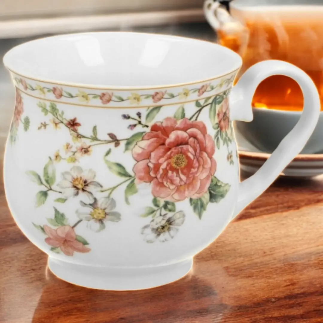 Duo Grote Porseleinen Mok 530ml - Geschenkverpakking - afbeelding 2 van 5