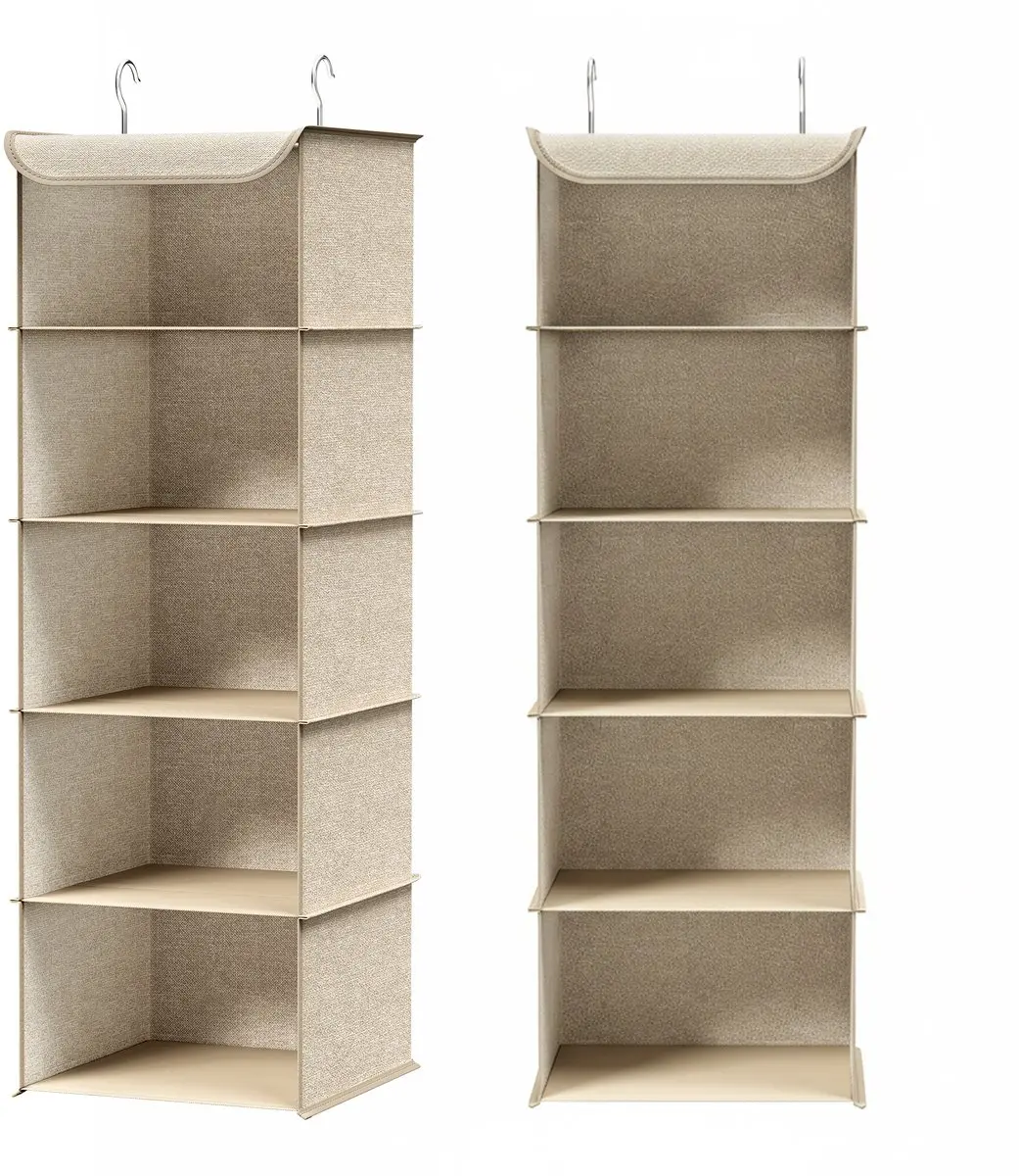 Songmics Hangrek Opvouwbaar Beige