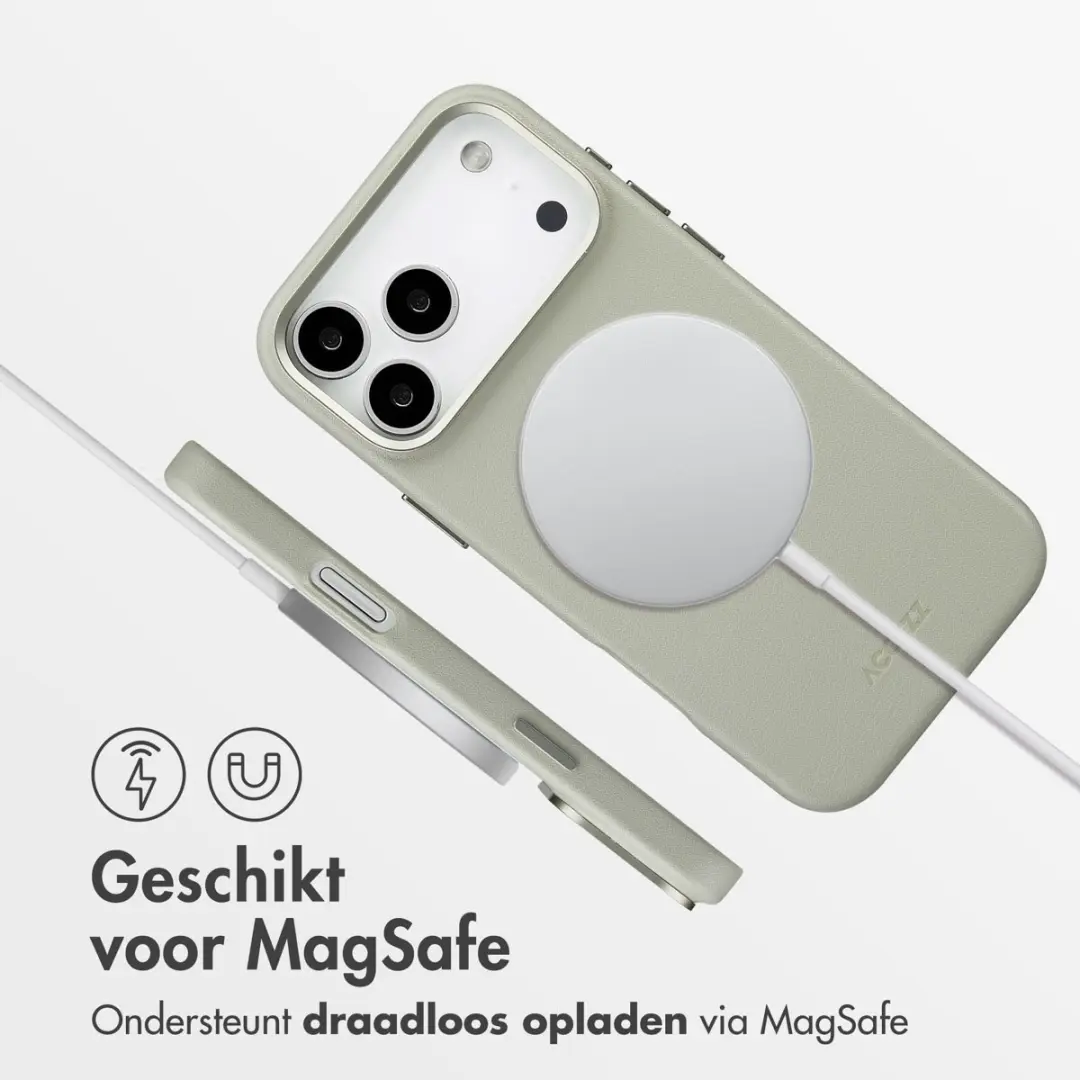 Accezz iPhone 17 Pro MagSafe Hoesje - Light Grey