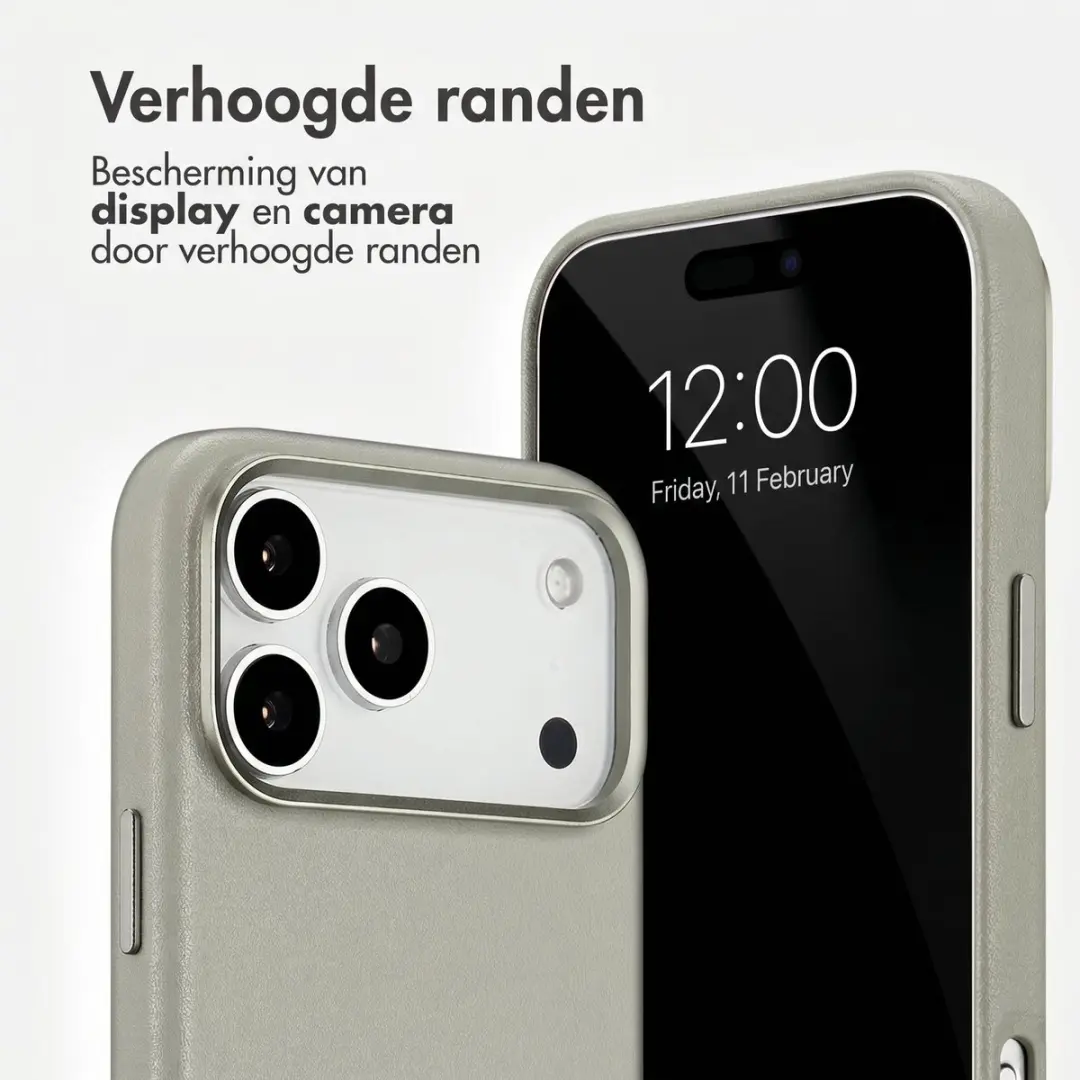 Accezz iPhone 17 Pro MagSafe Hoesje - Light Grey