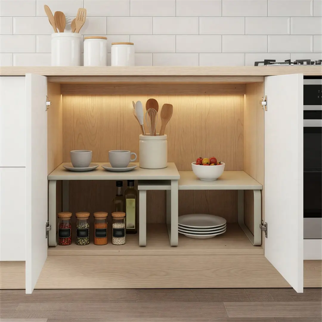 Songmics Kruidenrek Set KCS020K02 - 2 Stuks - Beige