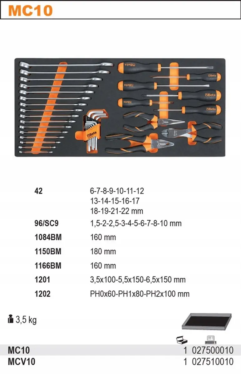 Beta Gereedschapset 2750/MC10