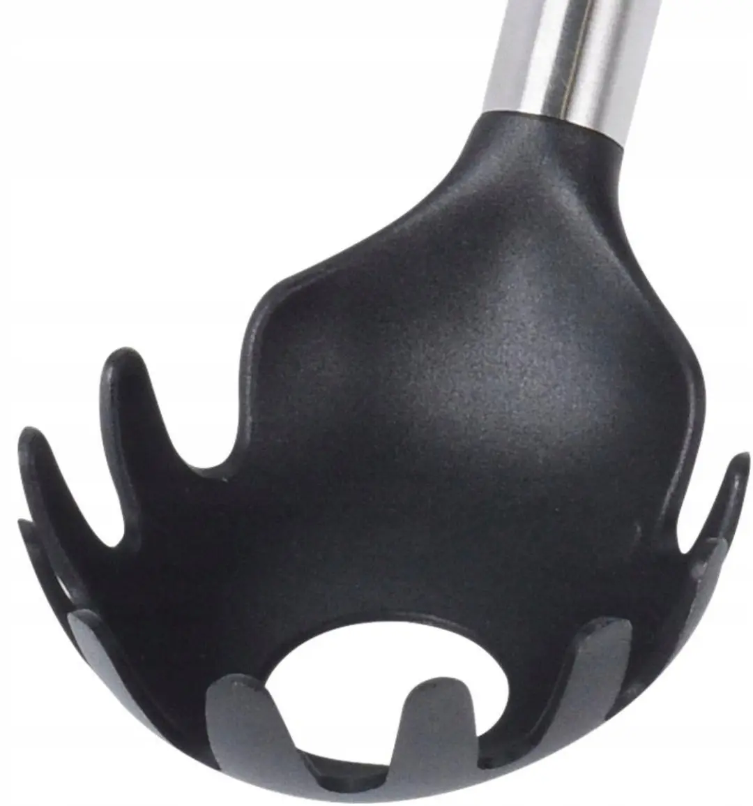 Excellent Houseware Nylon PastaLepel met Acacia Houten Handvat - afbeelding 2 van 5