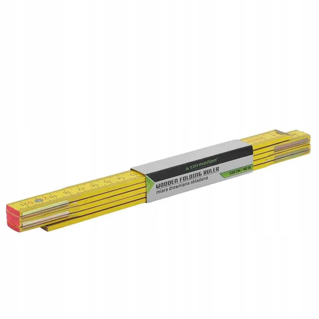 Opvouwbare houten rolmaat, 1 meter