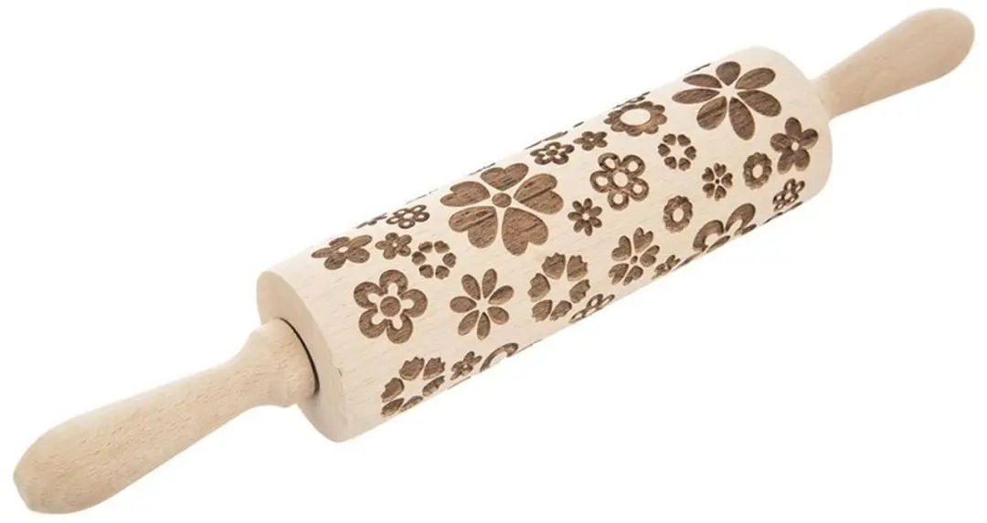 Orion Decoratieve Houten Deegroller