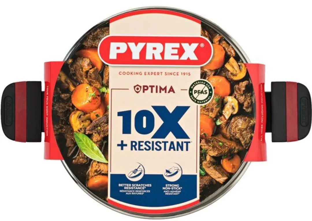 PYREX Optima Ovenschaal 24cm - Zwart