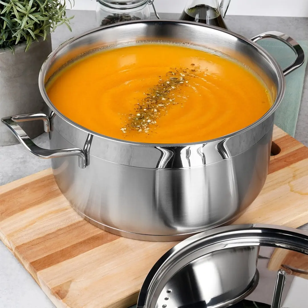 Orion Anett Serie Stalen Pan 22cm - 4,3L - Inductiegeschikt