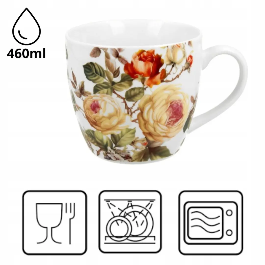 Duo Porseleinen Mok 460ml Multicolor - afbeelding 2 van 5