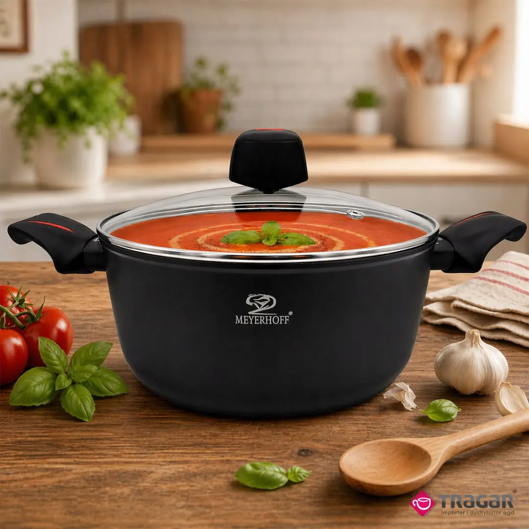 Meyerhoff Traditionele Pan 24cm - 4,2L - Zwart - afbeelding 3 van 4