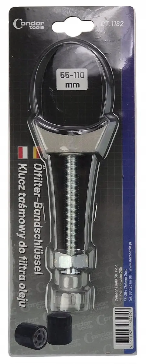 Condor Stalen Bandfilter Sleutel 55-110mm