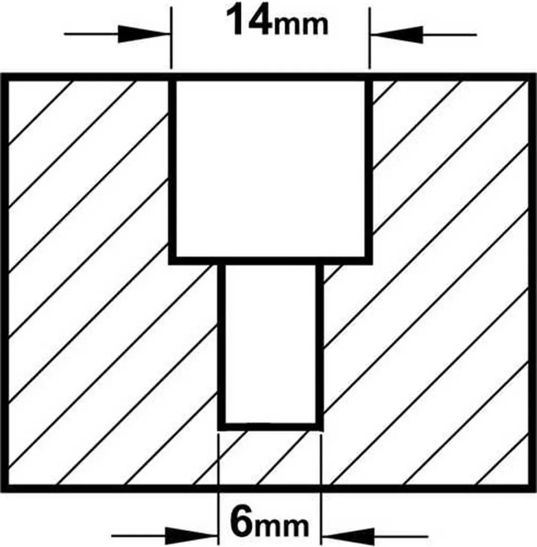 CMT Verzinker CMT-515.614.11A - Rechts - Hout