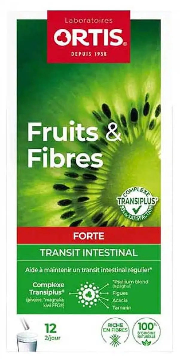 Ortis Fruits & Fibres Forte Darmtransit 12 Sticks