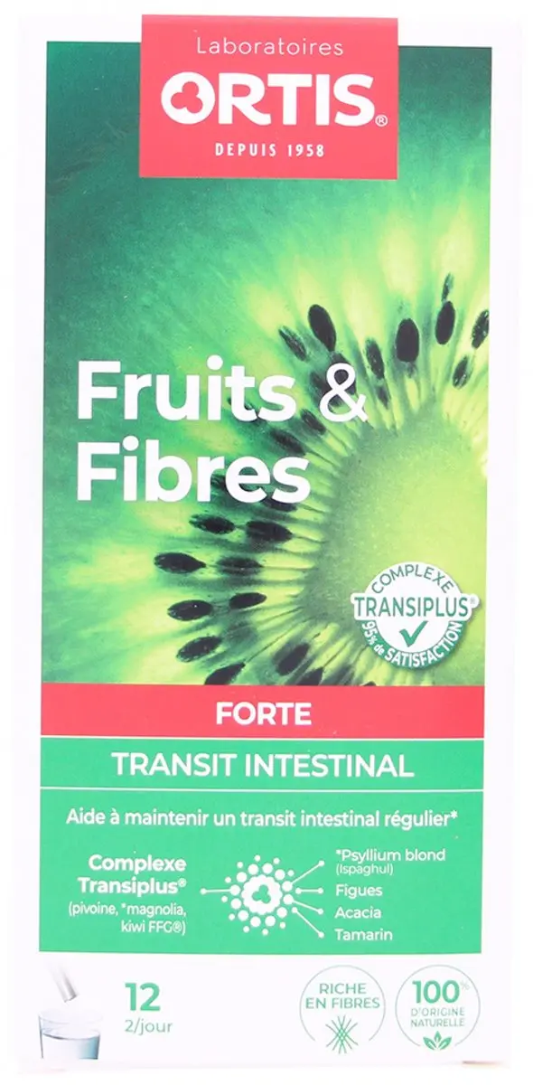 Ortis Fruits & Fibres Forte Darmtransit 12 Sticks