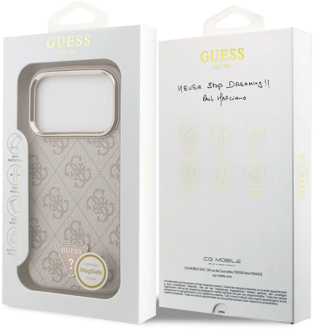 Guess Hoesje iPhone 17/18 Pro - MagSafe - Roze - MPN 15128 - afbeelding 6 van 6