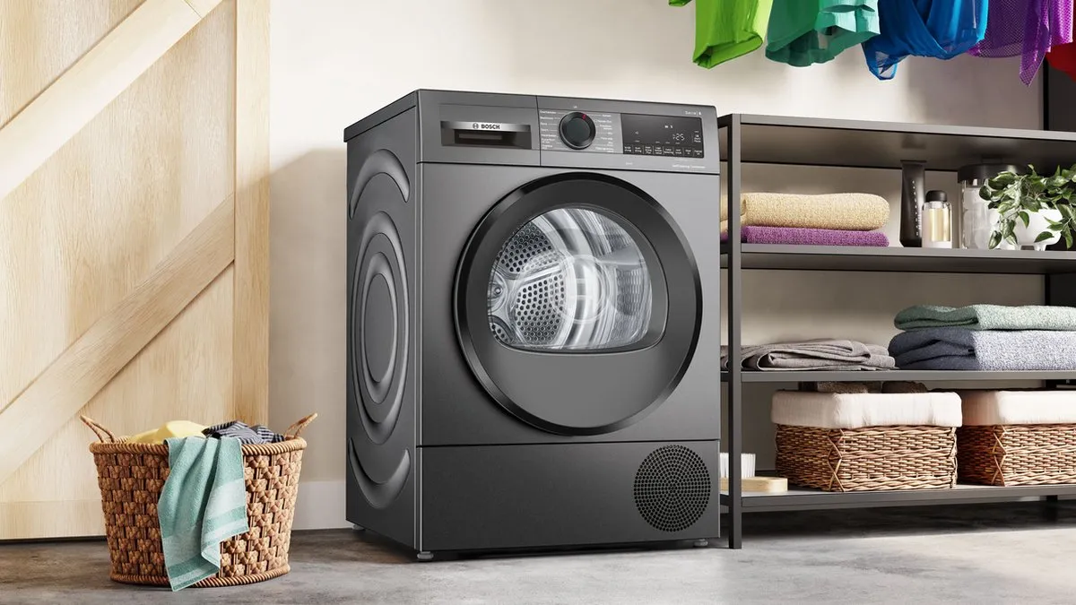 Bosch WQG235DRNL Serie 6 Warmtepompdroger 8 kg - Cast Iron Grey - afbeelding 6 van 6