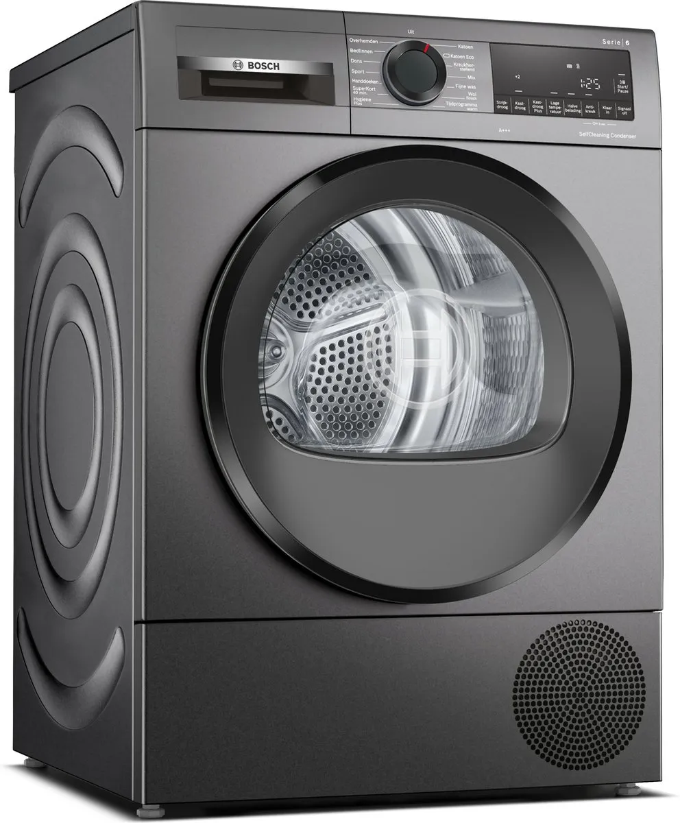 Bosch WQG235DRNL Serie 6 Warmtepompdroger 8 kg - Cast Iron Grey