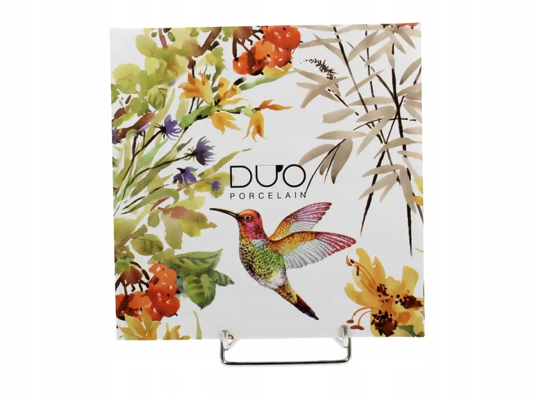 Duo LINNEA Porseleinen Dessertrandset 2 Stuks - Multicolor - afbeelding 2 van 3