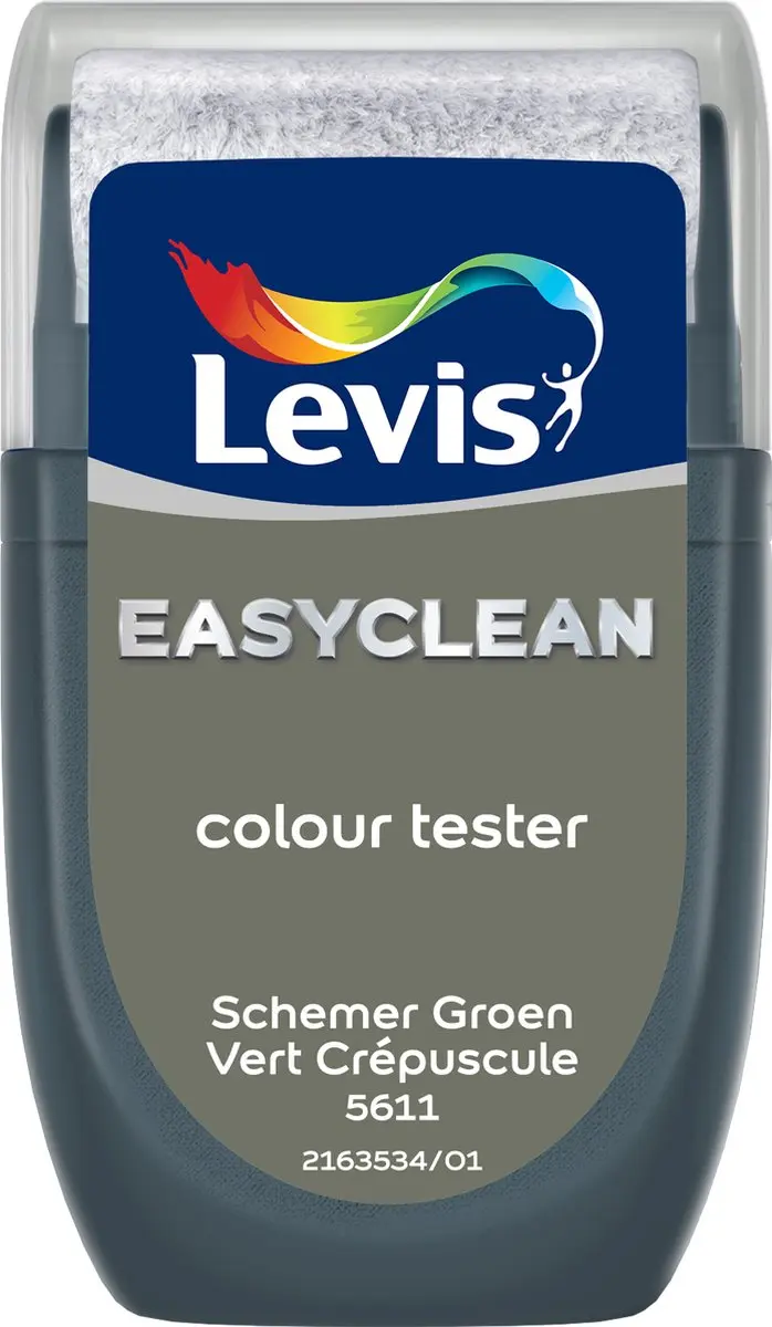 Levi's Easyclean Mur Tester Schemer Groen 30ml