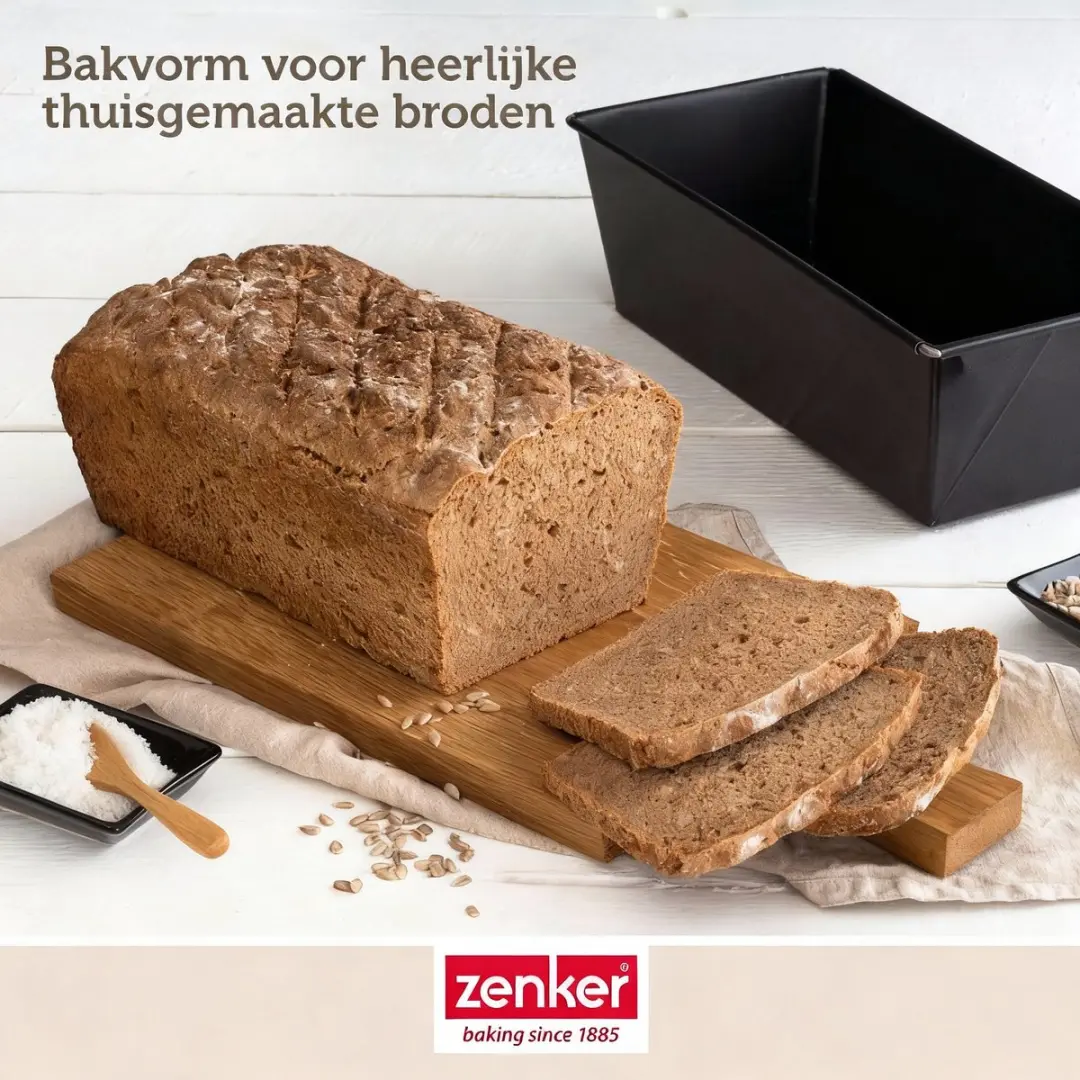 Zenker Pure Broodvorm 31cm - Zwart