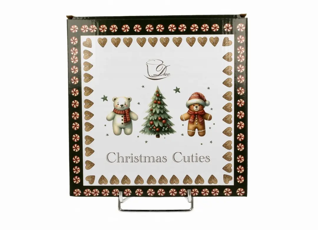Duo Christmas Cuties Dessertschaaltjes - Multicolor - 2 Stuks - afbeelding 2 van 2
