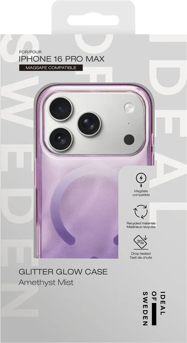iDeal of Sweden Clear Case iPhone 16 Pro Max - Amethyst - IDCLCMS-I2467P-631