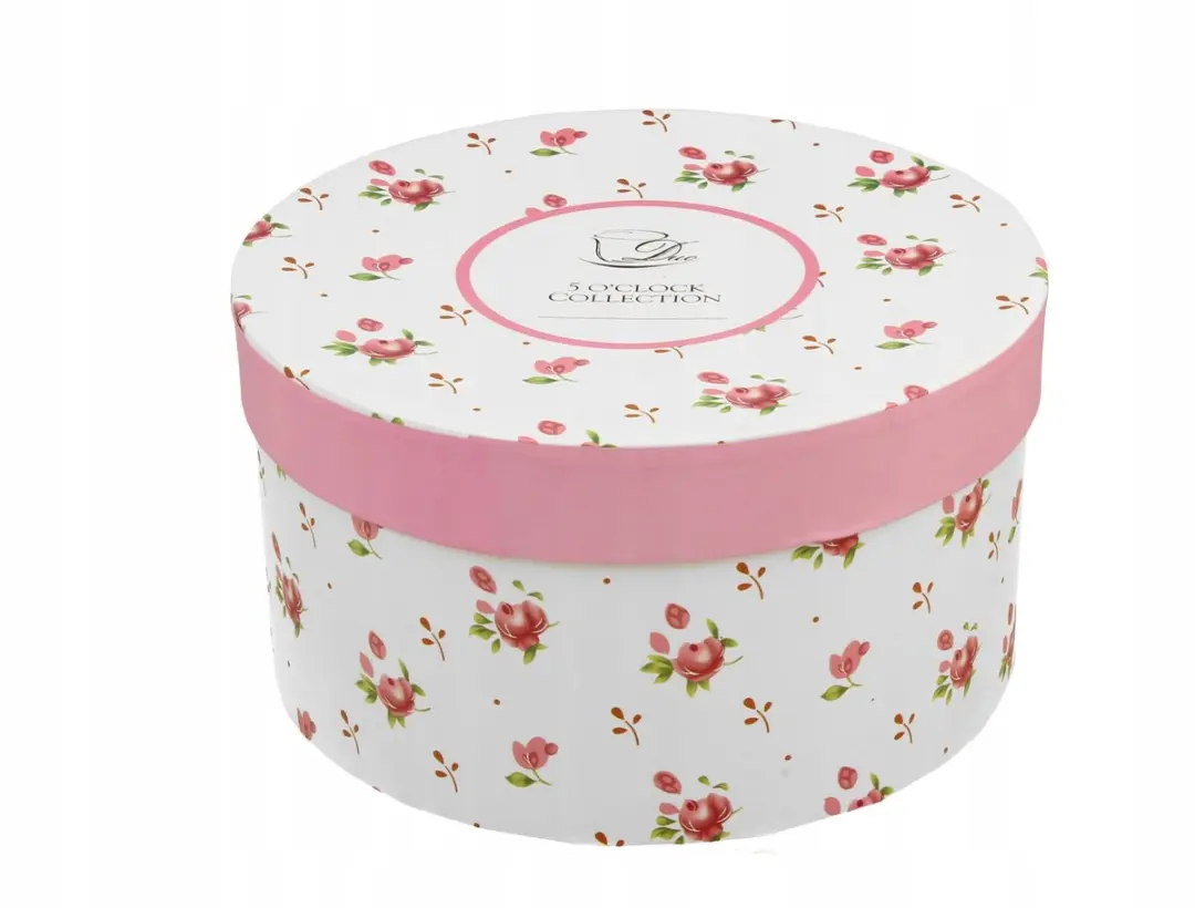 Duo Eleni Porseleinen Kop in Schotel 220ml - Bloemendecor - 2 Stuks