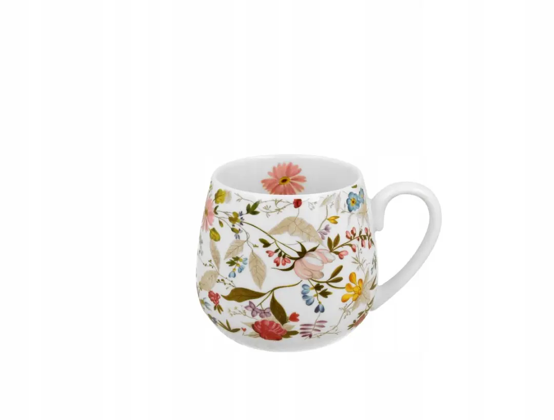 Duo Kilburn Porseleinen Mok 430ml - Botanische Bloemen - Veelkleurig