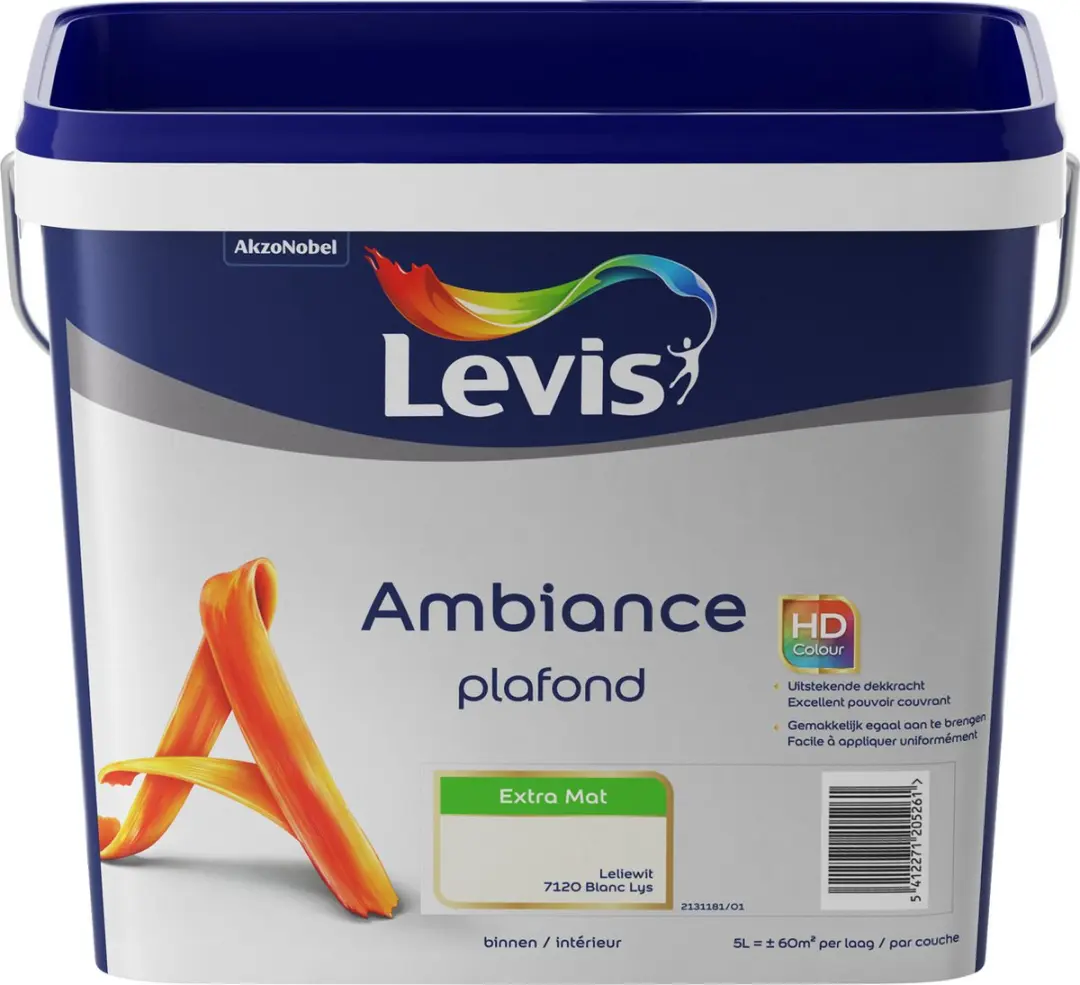 Levi's Ambiance Plafondverf Leliewit 5L