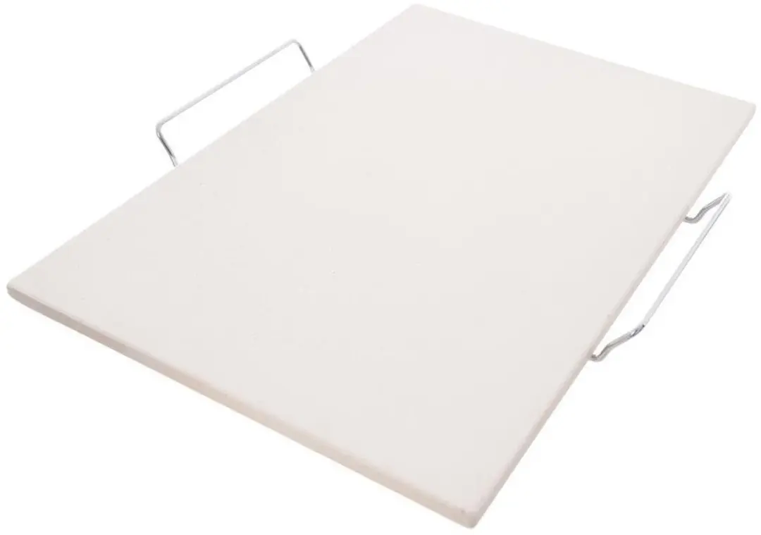 Orion Pizza Set Chamottestenen Pizzasteen 44cm - 2-delig - Zilver