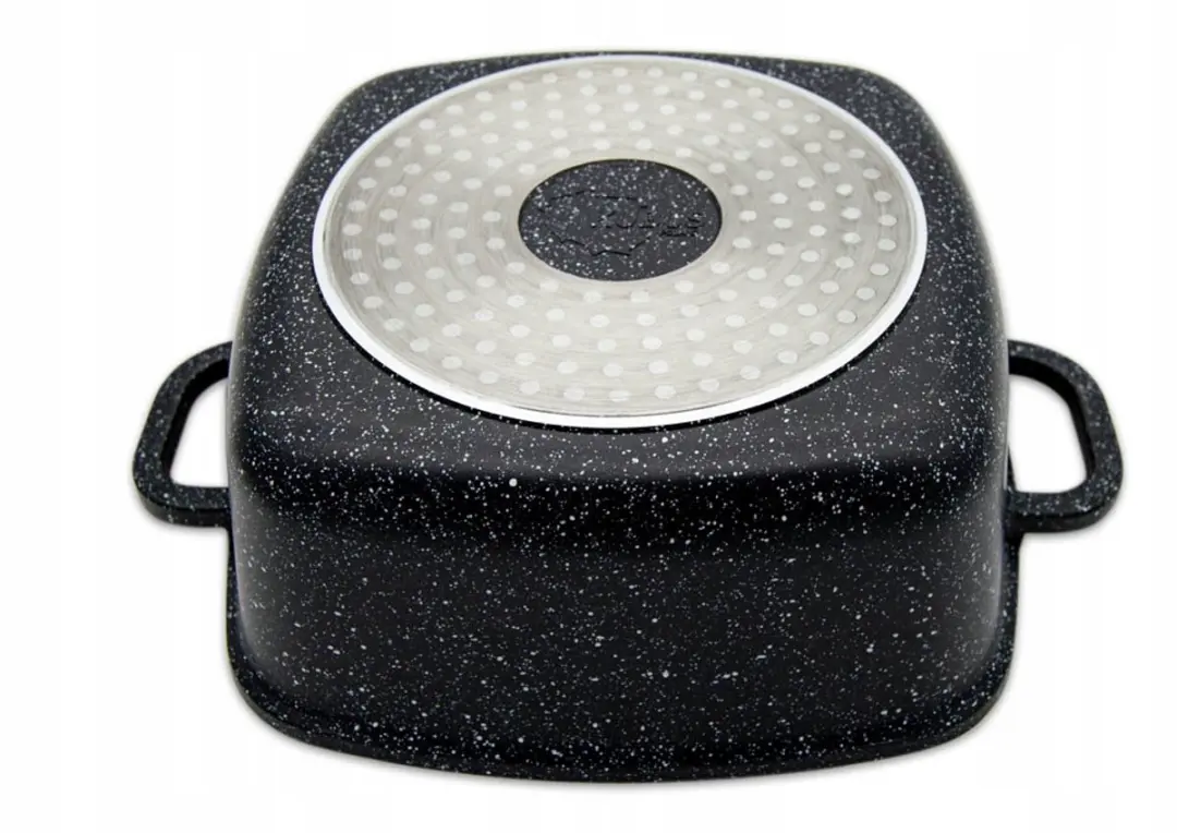 Meyerhoff Marmeren Kookpan 26cm - 5,5L - Zwart-wit