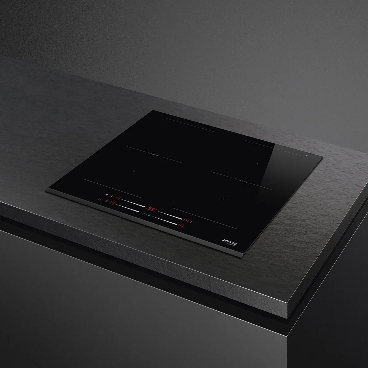 Smeg SI2M7643B Inductiekookplaat 4 Zones - 7,6 kW Zwart