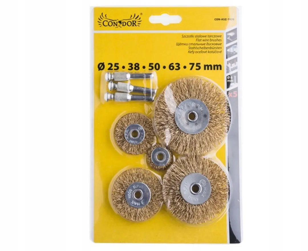 Condor CON-ASZ-1830 Borstelset Mini Slijper - 5 Stuks