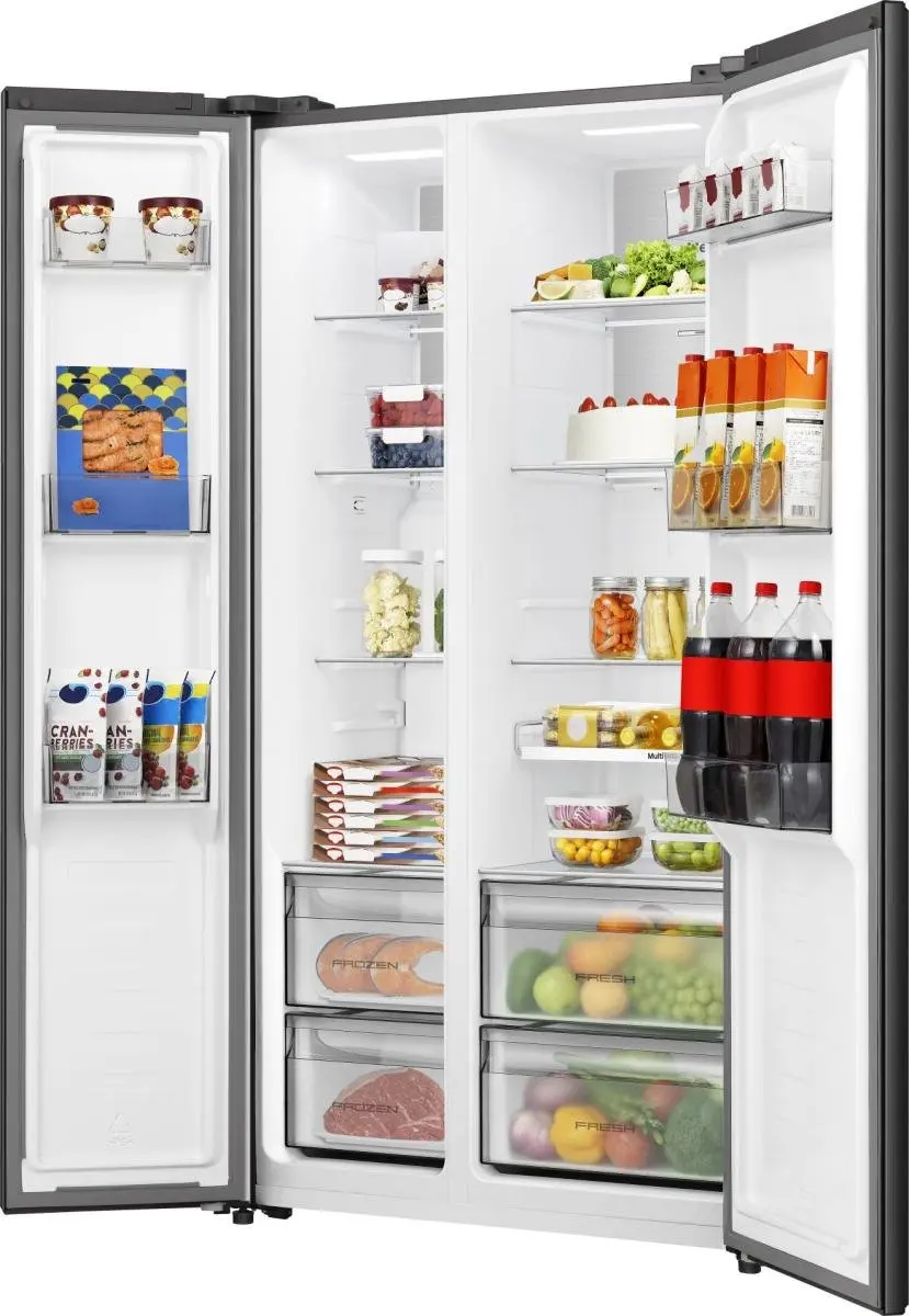 Hisense RS3P538NAFE Side-by-Side Koelkast 527L - Zwart/Inox - afbeelding 6 van 6