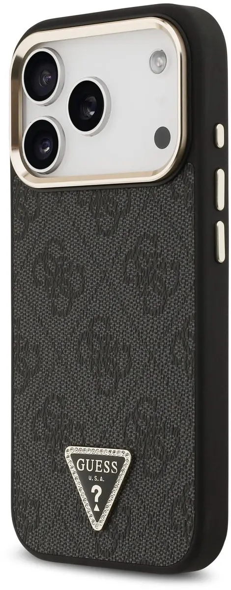 GUESS Hoesje iPhone 17/18 Pro - MagSafe - Zwart