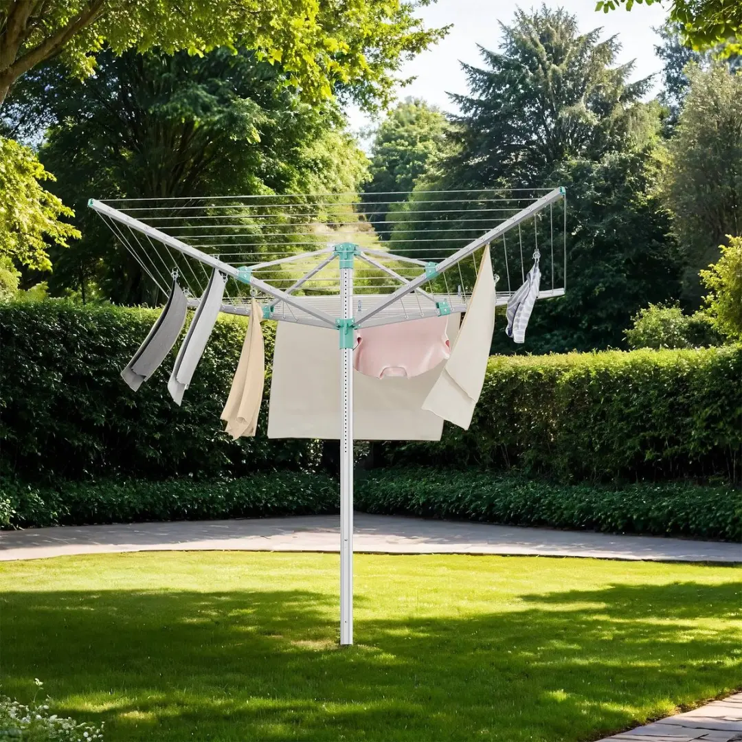 Songmics Waslijn Zwart
