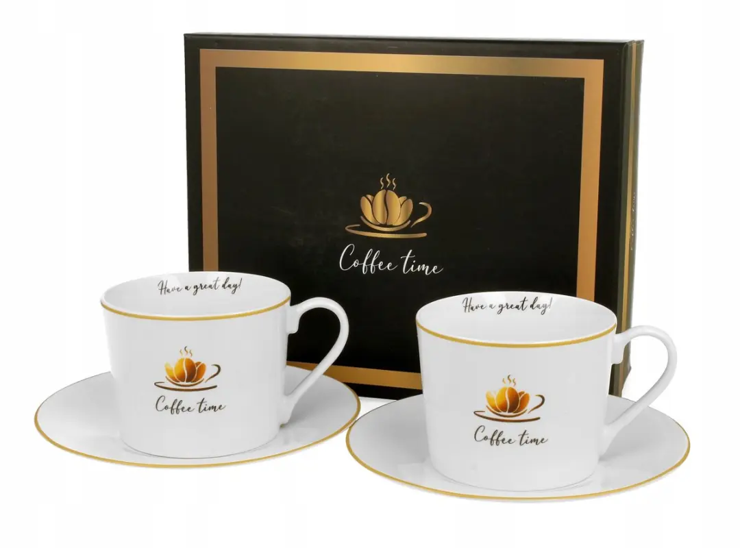 Duo Koffiekopjes met Schotels 230ml