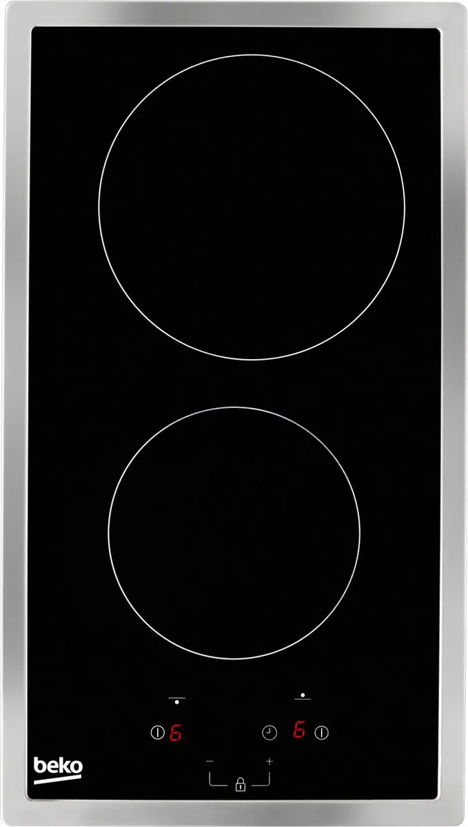 Beko HDMC32400TX Keramische Kookplaat - Zwart