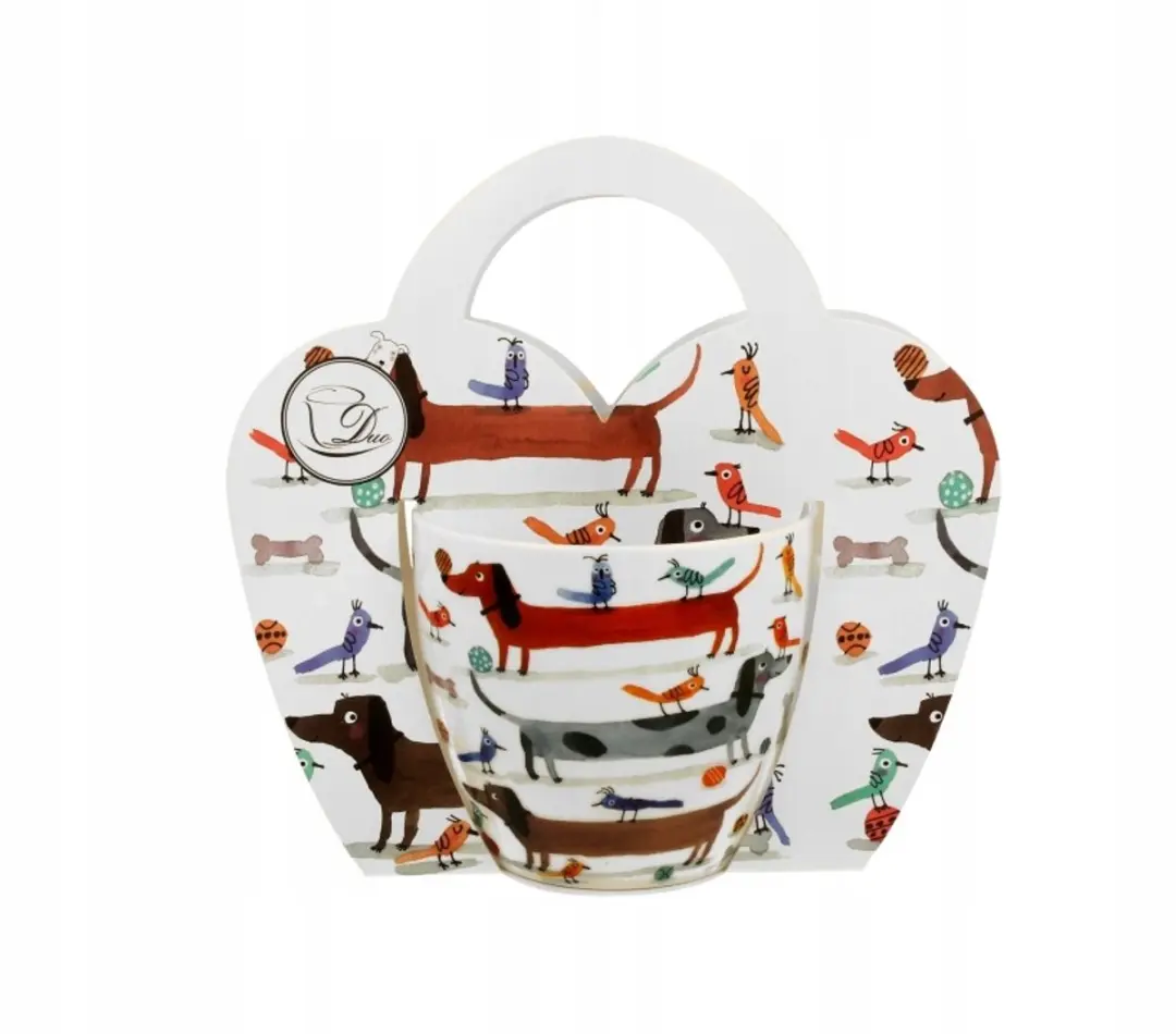 Duo Porseleinen Mok Multicolor - 460ml